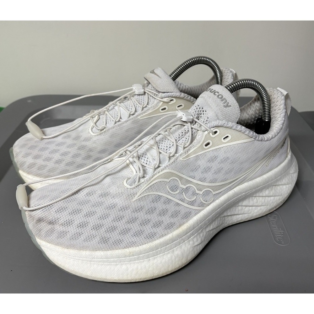 Saucony Ride 18 Sneakers - Cool White S11002-500 Womens Size 9 Running Shoes